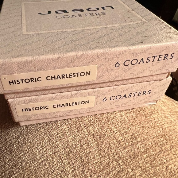 Set of 10 Jason coasters Flowers of Historic Charleston - Picture 3 of 4